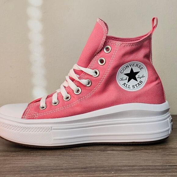 Converse Women's CTAS Move Hi Tops Size 7 Sneaky Pink NWT - Picture 3 of 10